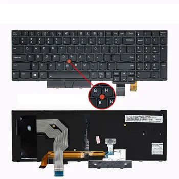 NUEVO teclado Para LENOVO Thinkpad T570 T580 P51S P52S retroiluminada / no retroiluminada negro