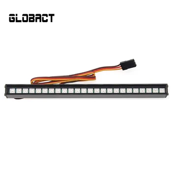 Globact C barra de luces de LED Techo Lámpara LED Kit de 20 Modos de Luz de control de 155mm para 1/10 TRX-4 6 Axial SCX10 IPH BRICOLAJE Coche RC Crawler Camión
