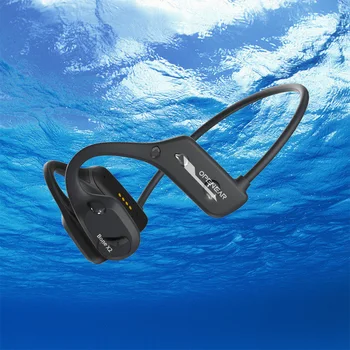 Bluetooth Auriculares de Conducción Ósea Piscina de la prenda Impermeable IP68 de Auriculares Deporte Inalámbrico Bluetooth Auricular Gancho para la Oreja Reproductor de MP3