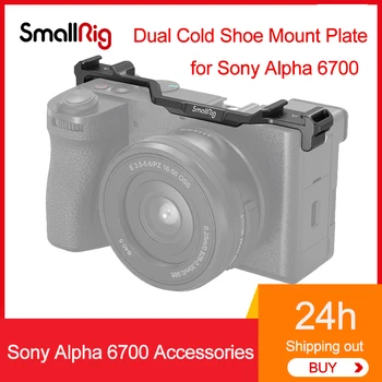 [Pre-Venta] SmallRig 4339 Jaula Kit para Sony Alpha 6700 Cámara de la Jaula de la Mitad de la Jaula de la Base de la Zapata para accesorios de Montaje de la Placa para Sony Alpha 6700