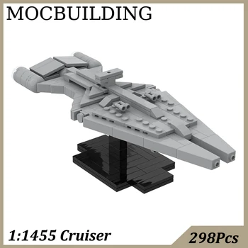 1:1455 Escala Cruiser Modelo Estrella de la Película Nave espacial MOC Bloque de Construcción de Ladrillos de Rompecabezas Juguetes para los Niños Regalo de Cumpleaños