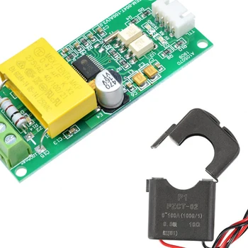 AC Digital Multifunción Medidor de Voltios Amperios Vatios de Potencia TTL Actual Módulo de Prueba de PZEM-004T Con Bobina de 0-100 80-260V AC Para Arduino
