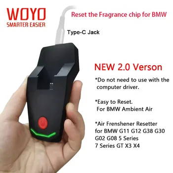 WOYO R3 Restablecer la Fragancia Chip para BMW Ambientador de Aire sin Equipo Conductor de la Fragancia de Restablecimiento del Dispositivo del Aire Ambiente Activador de la Herramienta