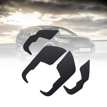 4Pcs/Set Negro Diseño Fresco de la Puerta Interior Anti-Kick etiqueta Engomada de la Cubierta del Protector de Coche de Estilo de Ajuste para Honda CRV 2017-2019