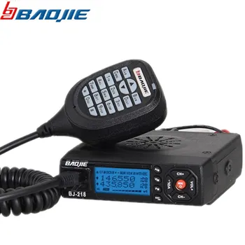 Baojie BJ-218 Coche Mini Móvil Transceptor de Radio 25W VHF/UHF BJ 218 Vericle Coche Radio base Hermana KT8900 KT-8900R UV-25HX