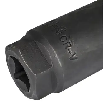22mm de Oxígeno que contienen Oxígeno Vacío Sensor Lambda de Eliminación de Encaje Negro Estrecha Boca del Kit de Coche Herramientas de 1/2 Unidad de 8mm de la Ranura de la CR-V de Acero