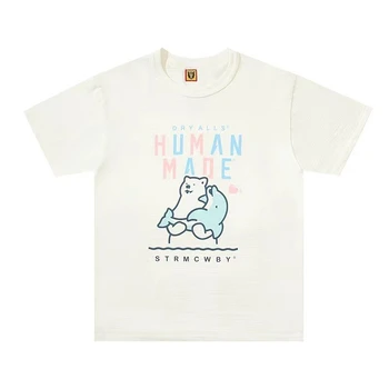 Nueva Humanos Camiseta de los Hombres de las Mujeres de dibujos animados de los Delfines camiseta Mejores Camisetas del y2k