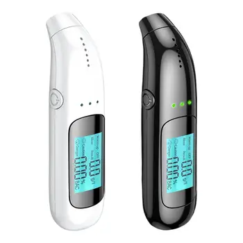 LCD Digital Breath Alcohol Tester de Alarma 3 Luces Indicadoras para los Conductores