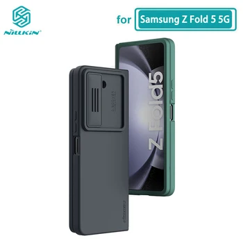 Para Samsung Z doble 5 Caso NILLKIN Líquido de Silicona Suave Deslizar de la Cámara Cubierta de Protección para Samsung Galaxy Z doble 5 5G Caso