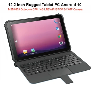 12.2 Pulgadas Android 10 Resistente al agua el Tablet PC CPU Qualcomm Montado en un Vehículo de la Tableta de la Terminal