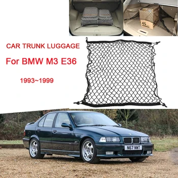 Coche de la Cajuela Redes Para el BMW M3 GT E36 1993~1999 Nylon Goma maletero Organizador de Bolsas de Almacenamiento Elástico 70cm de Accesorios de Automóviles