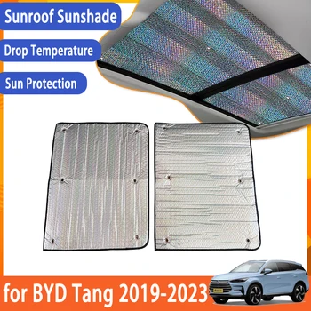para BYD Tang II EV DM Dmi 2023 2022 2021 2020 2019 Coche Techo Parasol Parabrisas, Techo protector solar Aislamiento de Calor Accesorios