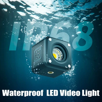 Ulanzi Lindo Lite IP68 Mini Luz de Vídeo con Filtro de Color de nido de abeja Difusor Submarino de Buceo Luces para Cámara Gopro