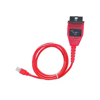 Venta caliente VAG COM 409.1 KKL Rojo del Tablero del PWB de FT232RL 9241A Chip Real VAG409 USB Lector de Código de VAG 409 Para AUDI/VW
