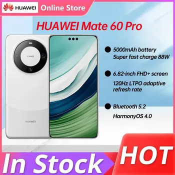 HUAWEI Mate 60 Pro 12 gb de RAM, 512 GB de ROM teléfono Inteligente HarmonyOS 4.0 6.82 pulgadas 88W Sobrealimentar 50MP Triple Cámaras
