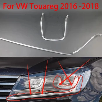 Para VW Touareg 16-18 LED DRL Faros de Luz de Placa de Guía de Luz de marcha Diurna Tubo de Coche de Luz Diurna Bar