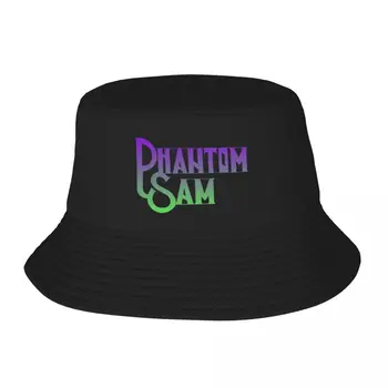 El Fantasma De Sam Logotipo Ombre Sombrero De Cubo De Panamá Para El Hombre, La Mujer De Bob Sombreros De Moda Sombreros De Pescador De Pesca Unisex Tapas