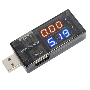 USB Detector Multímetro Digital Medidor de Potencia de la Corriente del Probador de Voltaje de la Batería del Monitor Con la Pantalla LED Para el Banco de Potencia CNIM Caliente