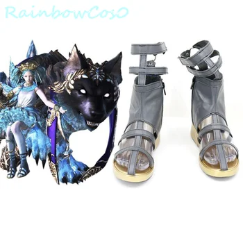 Menphina Final Fantasy XIV FF14 Cosplay Zapatos Botas de Juego Animado de Halloween Navidad RainbowCos0 W3446