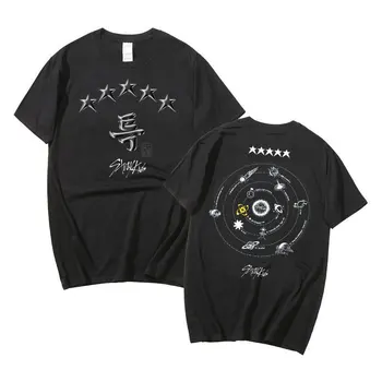 KPOP Callejeros Niños de 5 ESTRELLAS Álbum de Fans Apoyo Camisetas Ropa de la Ropa Holgada Camiseta Tops de Manga Corta T-shirt XJ723