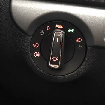 Auto Interruptor de los Faros Cromados Sensor de Luz de los faros de Niebla Módulo de Actualización para VW Golf 5 6 MK5 Mk7 Jetta MK6 Tiguan MK1 MK2 Passat B7 B8