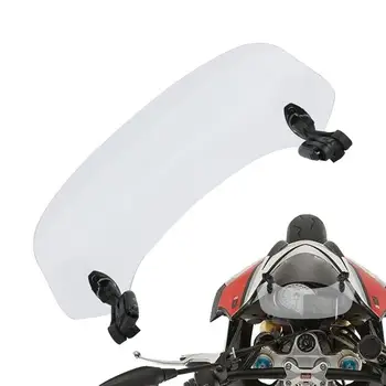 Parabrisas De Motocicleta Deflector Deflector De Viento Parabrisas Extender Planteado Universal Parabrisas Para Yamaha, Suzuki, Piaggio