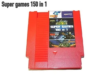150 en 1 Juego NES Cartucho Rojo Gris 72 Pines de Vídeo de la Tarjeta de Juego De 8 Bits Jugador de Juego