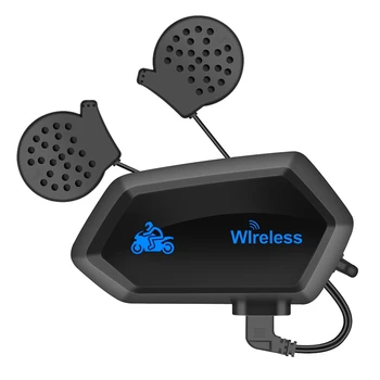 Auricular M01 De La Motocicleta De Bluetooth Compatible Con 5.0 Casco De Manos Libres De Teléfono De La Llamada Kit