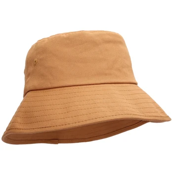 Unisex Sólido Bucket Hats Parte Superior Plana Sombrero Para El Sol De Verano Al Aire Libre, Protector Solar Pesca En La Playa De La Caza Tapa De Hip Hop Panamá Gorras De Moda Cosas
