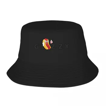Nueva GLIZZYGOBBLER de ALIMENTOS juego de palabras Cubo Sombrero Sombreros divertidos Hombre de sombrero Sombrero de las Mujeres