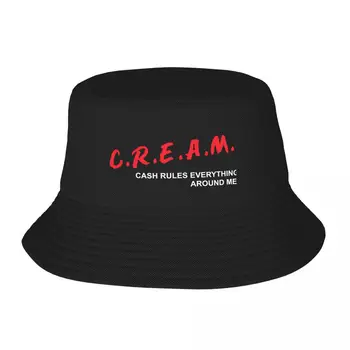 Nueva C. R. E. A. M. en Efectivo las Reglas de Todo lo que Me rodea Sombrero de Cubo Sombrero de Sol Para Niños Sombrero de moda Femenina de los Hombres