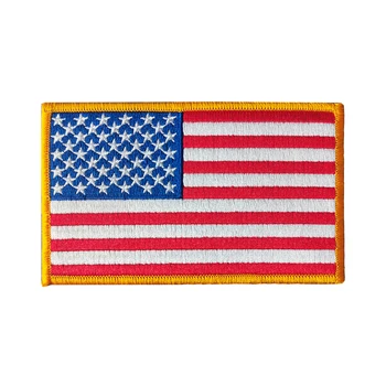 USA Parche Bordado Gran Bandera Emblema de la Táctica de Parche de velcro para Mochilas, Sombreros Ropa
