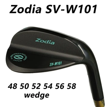 Zodia SV-W101 de Cuña negro Zodia Golf Cuñas ZODIA Clubes de Golf 48/50/52/54/56/58 Grado Eje de Acero de la Virola y el agarre son opcionales