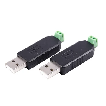 2x USB de la PC RS485 interfaz RS-485 convertidor de Serie compatible con el adaptador + PLC