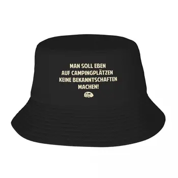 Usted no debe tomar cualquier conocidos en campings - Loriot - TV Kult - alemán Sombrero de Cubo Esponjoso Sombrero, Sombrero de Golf Sombrero Para los Hombres de las Mujeres