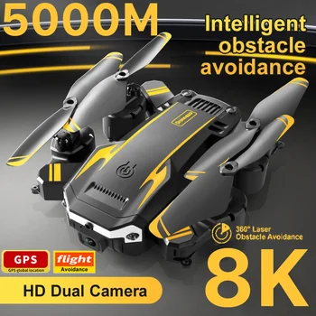 Nueva G6Pro Drone 8K 5G GPS HD Profesionales de la Fotografía Aérea de Doble Cámara Omnidireccional Evitación del Obstáculo Quadrotor de 8000 metros