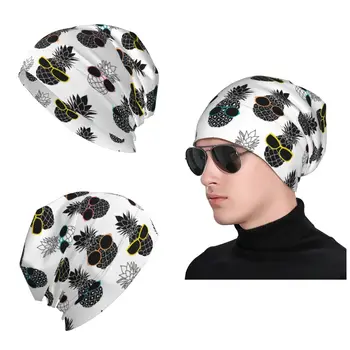 Gafas De Sol De Piña Abrazar El Calor Con Casual Bufanda Pañuelo Tramo De Sombreros Gorro Slouchy Ligero De La Moda Sombrero De Punto