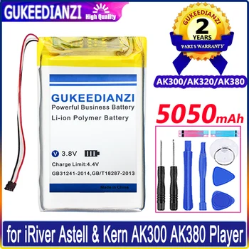 Li-polym Bateria AK 300 AK 320 AK 380 5050mAh Batería Para IRIVER Astell & Kern AK300 AK320 AK380 Jugador de Gran Capacidad de la Batería 