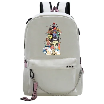 Servicio de entregas de Kiki bolsas para Portátiles, Bolsas de Hayao Miyazaki Anime Mochilas Saco Una Mochila Dos Hombre Casual Bolsos Mujer Mochila de la Escuela