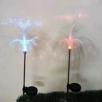 Nuevo Solar de Doble Capa de Medusas de la Lámpara al aire libre en el Patio-Jardín de Césped Plug-in de la Lámpara del Festival de Navidad de Luz Ambiente