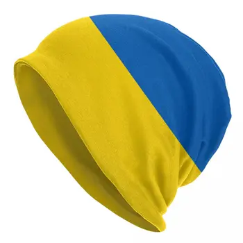 La Bandera De Ucrania Skullies Gorras Gorras Unisex De Invierno Cálido Tejido De Punto Sombrero De Los Hombres De Las Mujeres Cool Adulto Gorro Gorros Gorro De Esquí Al Aire Libre