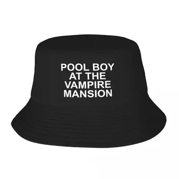 Nueva Piscina de Niño en la Mansión del Vampiro Sombrero de Cubo de Caballero de Sombrero boonie sombreros Uv Protección Solar, Sombrero de Lujo Cap Sombreros Para las Mujeres de los Hombres