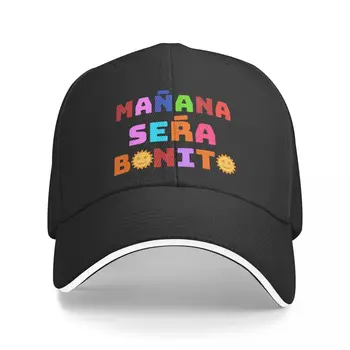 Karol G Manana Sera Bonito Gorra de Béisbol de Moda Sándwich de Sombreros para Hombres, Mujeres Transpirable Papá Sombrero de Pesca