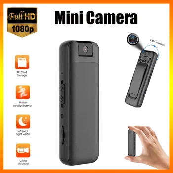 Mini Cámara de Vídeo de 1080P HD Grabador de Micro Cuerpo de la Videocámara de Visión Nocturna de Grabación de la Casa Inteligente de la Cámara