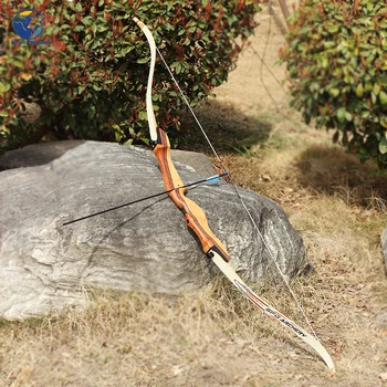 68 pulgadas de América arco de caza 20-38 libras pintado pesado de arce material de arco recurvado de caza de tiro con arco accesorios