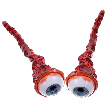 2 piezas de accesorios de Halloween globo Ocular Decoraciones resistente al Desgaste Falsos Ojos de Recolección de Emulsión Interesante de Látex Accesorios