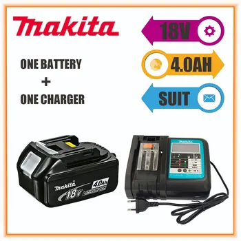 4000mAh 100% Original Makita 18V 4.0 Ah BL1830 batería Recargable de las Herramientas eléctricas de la Batería Con LED de Li-ion de Reemplazo BL1860B BL1860 BL1850
