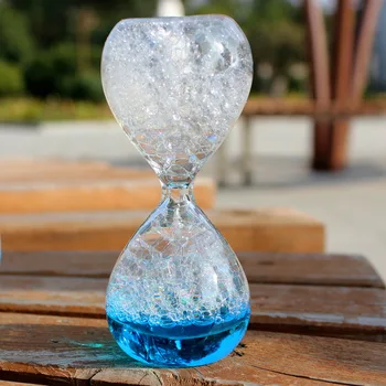 Creativo de la Burbuja de reloj de Arena de la Burbuja Multicolor reloj de Arena Reloj de Escritorio de Vidrio de la Decoración del Hogar para los Niños Regalo de Juguetes