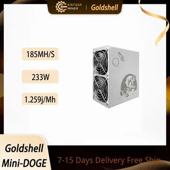 Mini Dux Dogecoin Minero Goldshell de Segunda Mano Utilizado 185M de 235W Silencio LTC Cuadro