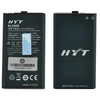 Batería 4.2 V 2000mah para Hytera BL2009 HYT PD362 PD355 PD365 PF355LF PD365LF TD360 TD350 walkie talkie baterías